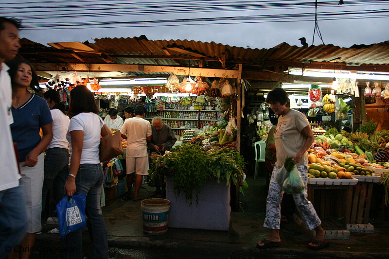 Photo of Market at Night, the Philippines(7838)