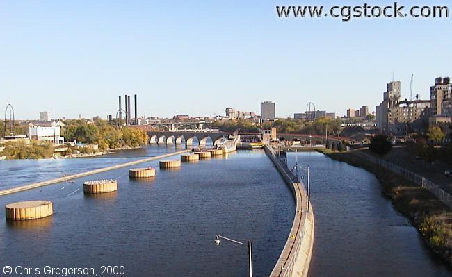Mississippi River from Third Avenue Bridge
