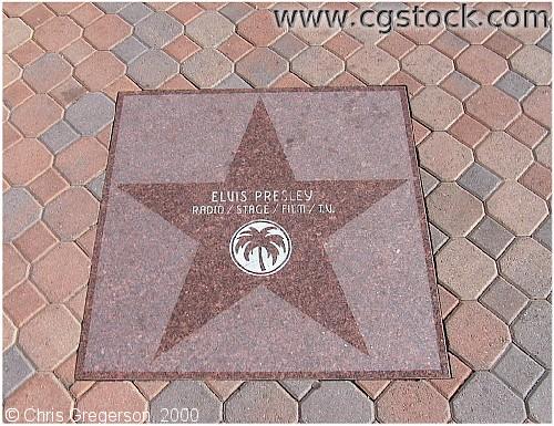 Elvis's Star in Palm Springs