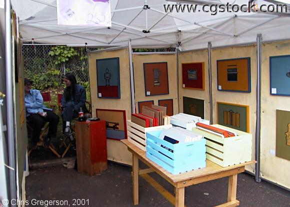 Wyatt McDill's Booth, Edina Art Fair