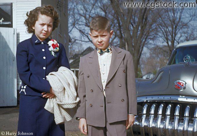 1950s Kids Dressed Up