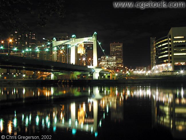 Hennepin Avenue Bridge at Night