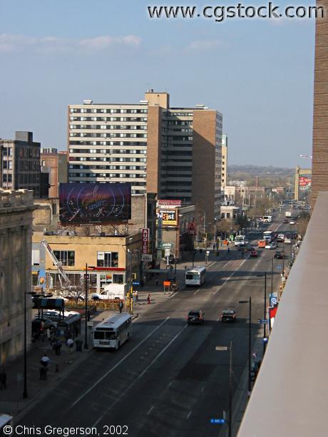 Hennepin Avenue from Overhead