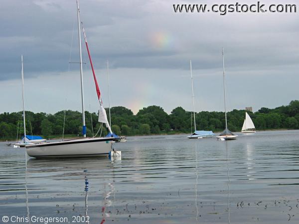 Sailboat and Rainbow