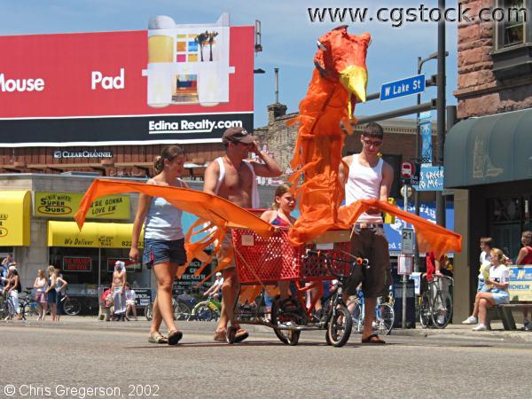 Art Car Parade, Orange Bird
