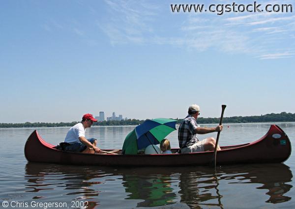Canoe on Lake Calhoun