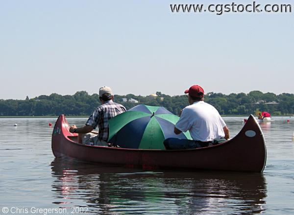 Canoe on Lake Calhoun