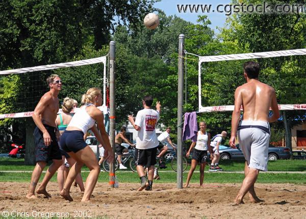 Beach Volleyball at Lake Calhoun