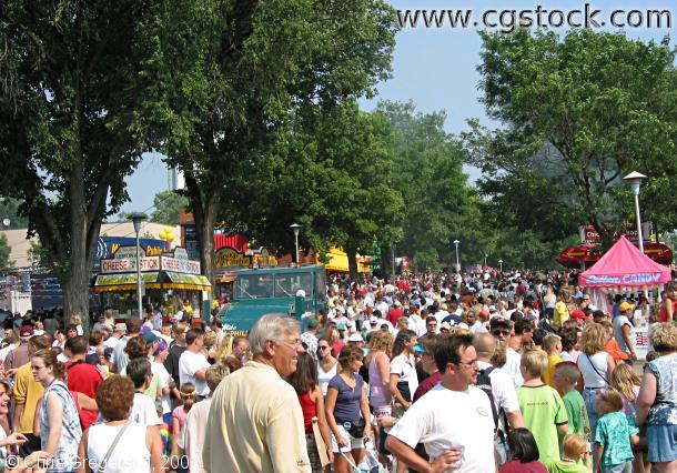 State Fair Crowd on Judson Avenue