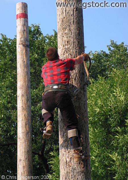 Pole Climb, Ironjack Lumberjack Show