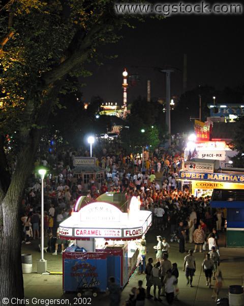 Minnesota State Fair at Night