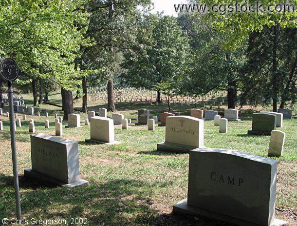 Headtones at Arlington National Cemetery