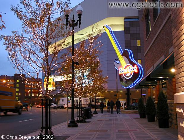 Target Center and Hard Rock Cafe