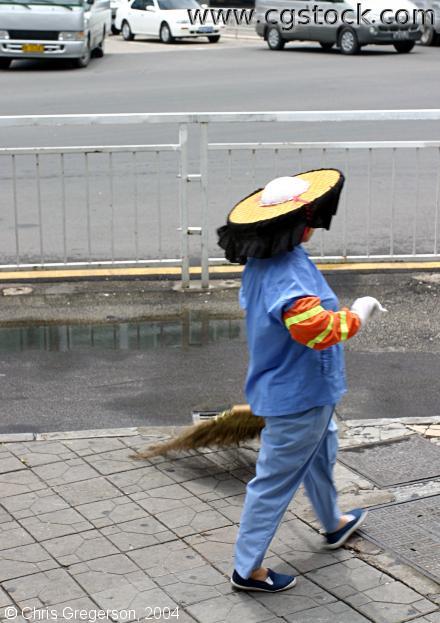 Street Sweeper in Shenzhen