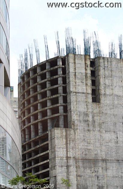 Abandoned High-Rise Construction Project