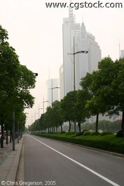Parkway in Pudong New Area, Shanghai