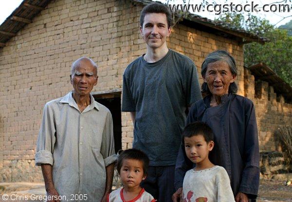 American with Rural Chinese in Gaotian