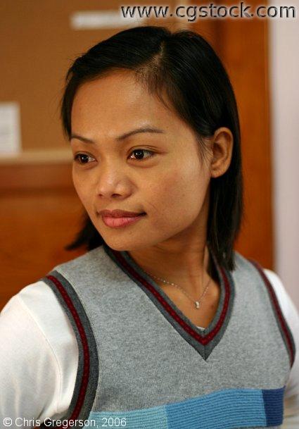 Professional Filipina Female in the Office