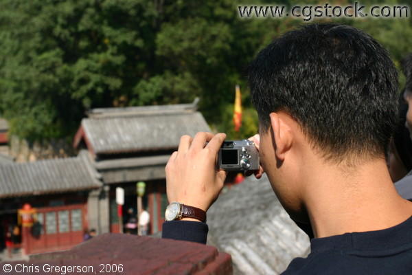 Chinese Tourist and Digital Camera, Summer Palace