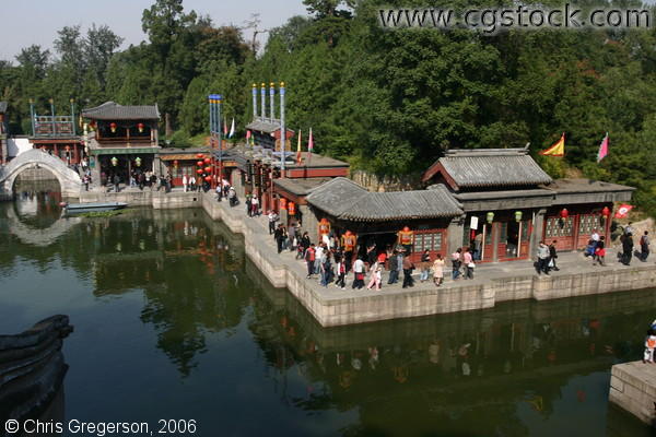 Back Lake and Suzhou Street, Summer Palace, Beijing