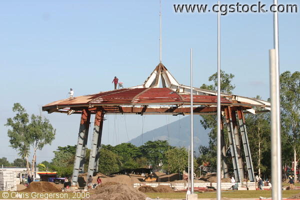 Picture of the First Stages of Construction of the Bayanihan Park in Clark, Pampanga