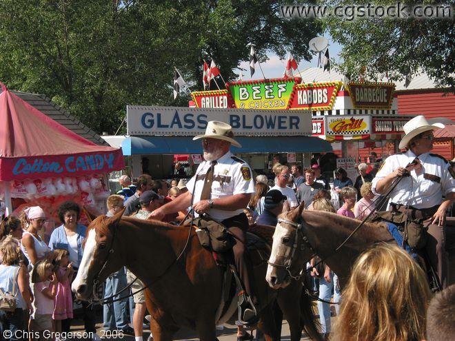 Sheriff Riding Horseback, State Fair  Parade