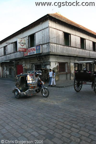 The Tricycle and the Caleza in the old city of Vigan, Ilocos Sur