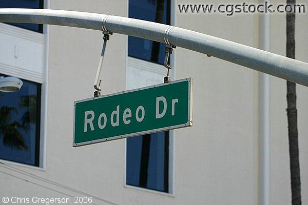 Sign for Rodeo Drive in Los Angeles