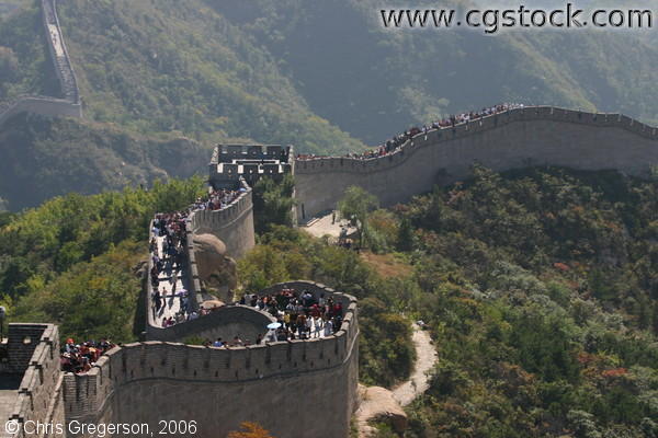 The Great Wall of China Near Badaling