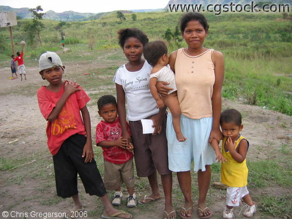 Residents of Aeta Village in Pampanga