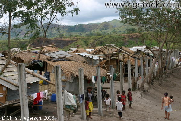 Aeta Village at the Foot of the Hill, Pampanga