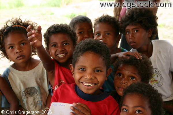 Group of Aeta Kids Asking for a Copy of Pictures