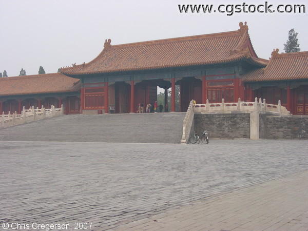Courtyard Gate, Forbidden City, Beijing, China