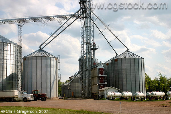 Agriculture Silos, Rural Wisconsin