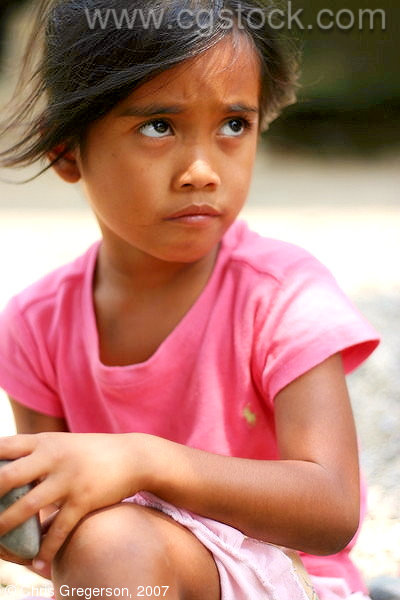 Pre-School Girl in the Philippines