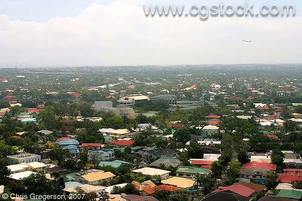 Aerial View of San Lorenzo Village, Manila, Philippines