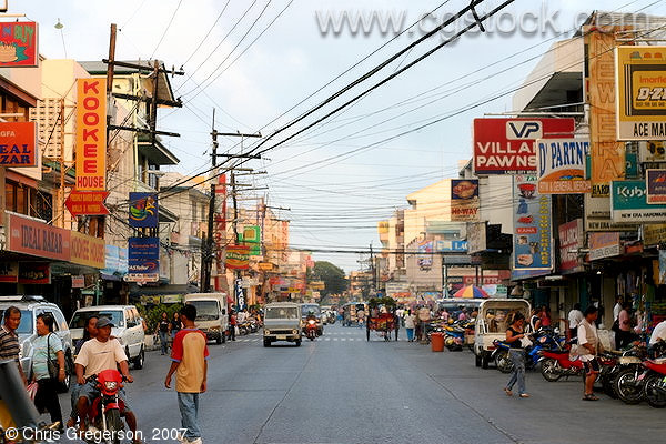 Busy Street in Laoag, Ilocos Norte