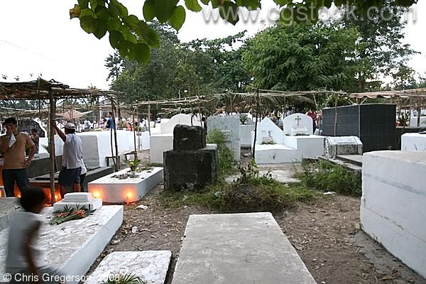 Cemetery in Barangay Sapangbato, Angeles City
