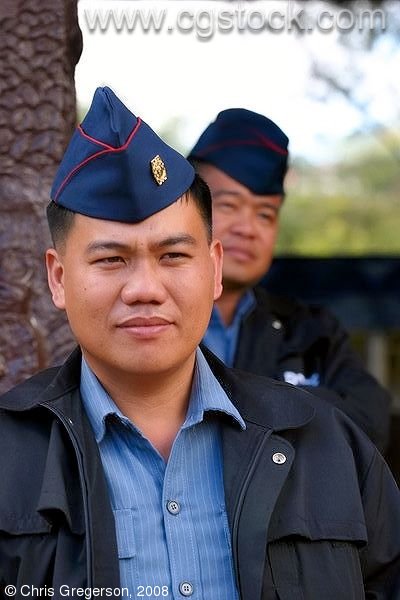 PNP Officers in Baguio, the Philippines