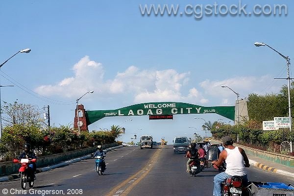 Entrance to Laoag, Ilocos Norte