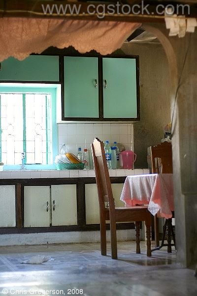 Kitchen in a Home in Ilocos Norte, the Philippines