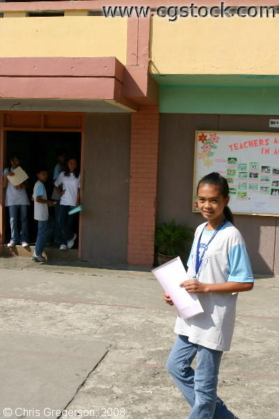 Angelica at Sacred Heart High School, Badoc, Ilocos Norte