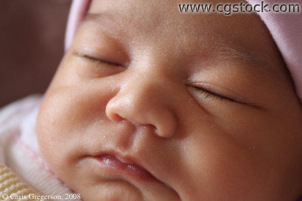 Close-up of Newborn Baby