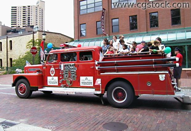 Fire Engine Ride on Main Street