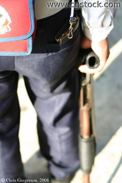 Security Guard with Shotgun
