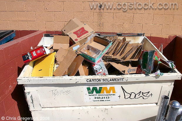 Waste Management Dumpster, California
