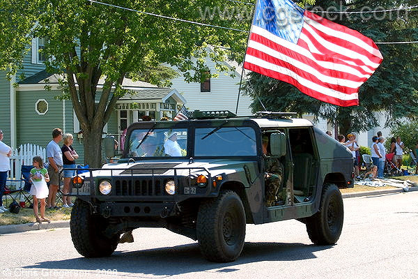 Humvee in the New Richmond Fun Fest Parade