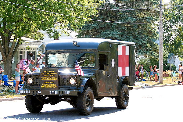 Army Field Ambulance, New Richmond Fun Fest Parade