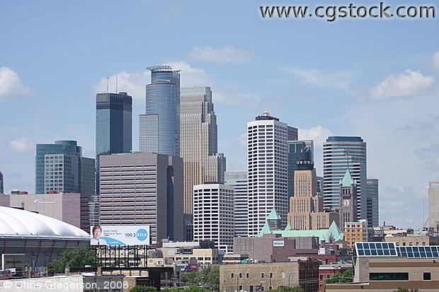 Minneapolis Skyline from the West Bank