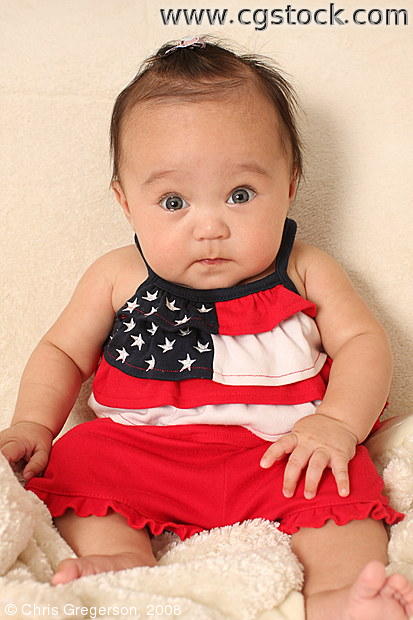 Patriotic Baby Girl